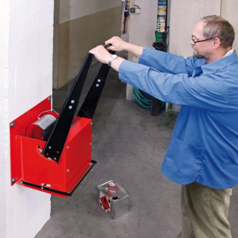 Zgniatarka prasa przemysłowa do dużych puszek metalowych MEVA