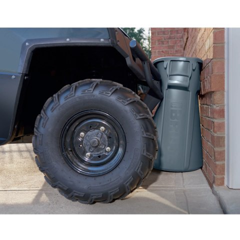 Pojemnik kubeł przemysłowy na odpady i do żywności BRUTE Round 121L - żółty Rubbermaid