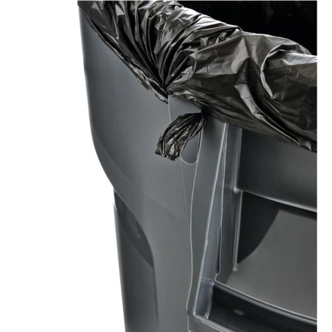 Pojemnik kubeł przemysłowy na odpady i do żywności BRUTE Round 166L - czerwony Rubbermaid