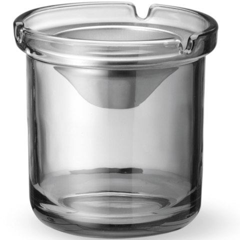 Popielnica szklana ze stalowym wkładem śr. 98 x 99 mm Hendi