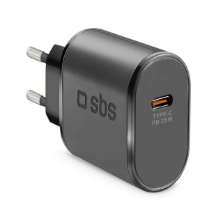 Ładowarka sieciowa Power Delivery USB-C 25W - czarna SBS