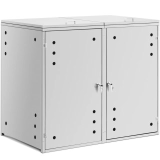 Osłona obudowa kosza kubła na śmieci z wentylacją 2 x 240 l UNIPRODO