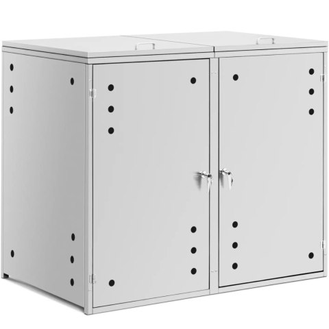 Osłona obudowa kosza kubła na śmieci z wentylacją 2 x 240 l UNIPRODO