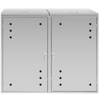 Osłona obudowa kosza kubła na śmieci z wentylacją 2 x 240 l UNIPRODO