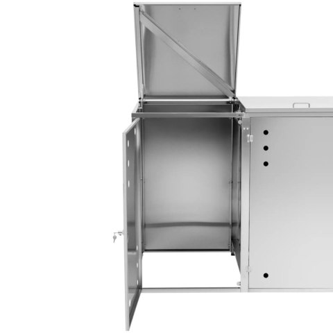 Osłona obudowa kosza kubła na śmieci z wentylacją 2 x 240 l UNIPRODO