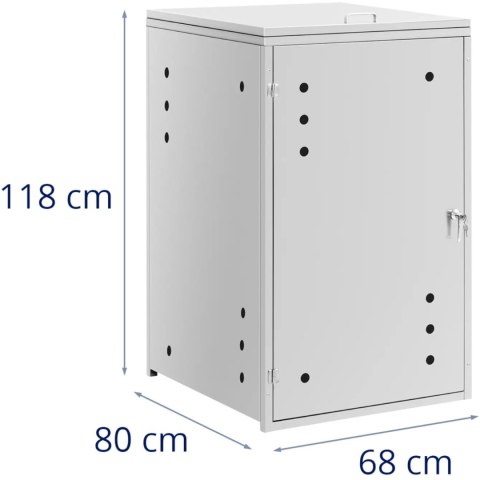 Osłona obudowa kosza kubła na śmieci z wentylacją 240 l UNIPRODO