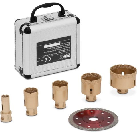 Otwornice diamentowe do szlifierek kątowych 20/35/40/50/68 115 mm M14 - zestaw MSW