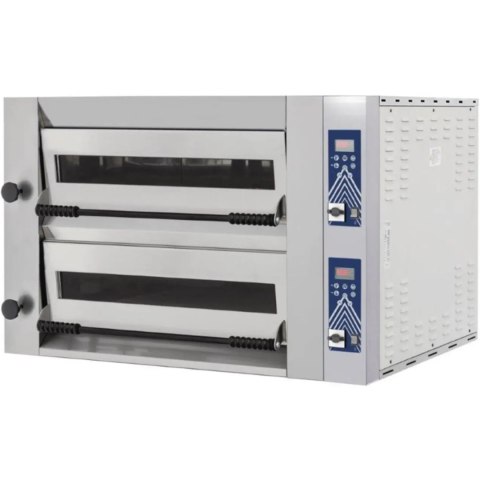 Piec do pizzy 2-komorowy Sideup 44D 2 x 70 x 70 cm 400 V 13200 W Hendi