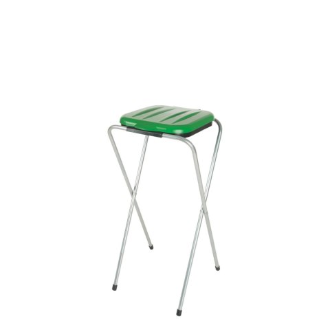 Stojak uchwyt cateringowy na worki 120L na śmieci odpadki ZIELONY GSG24