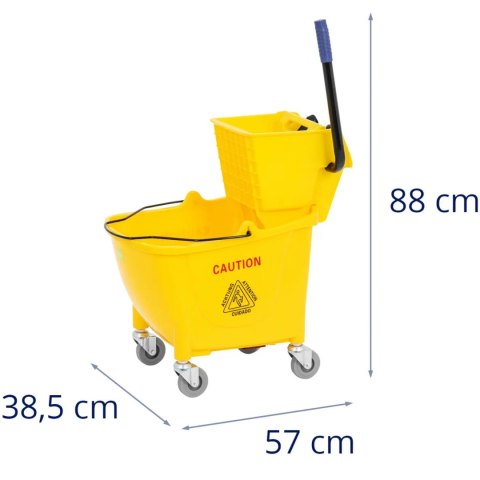 Wózek do sprzątania mycia podłóg z wyżymaczką 32 l Ulsonix