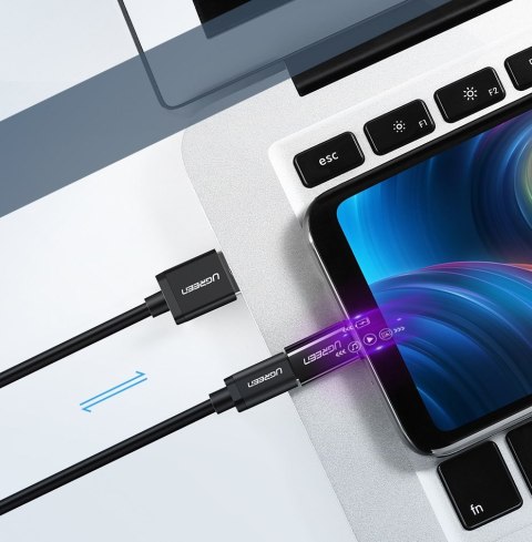 Adapter przejściówka z micro USB na USB-C - czarny UGREEN