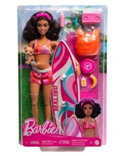 Barbie Lalka z deską surfingową Mattel
