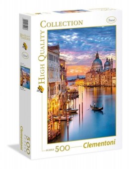 Puzzle 500 elementów High Quality - Oświetlona Wenecja Clementoni