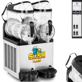 Granitor maszyna do napojów slush sorbetów smoothies podwójna 600 W 2 x 10 l Royal Catering
