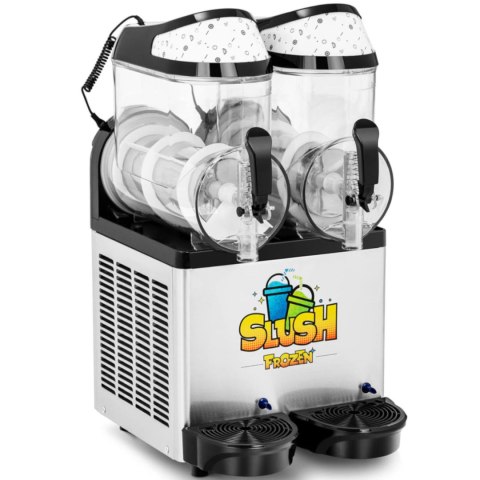 Granitor maszyna do napojów slush sorbetów smoothies podwójna 600 W 2 x 10 l Royal Catering