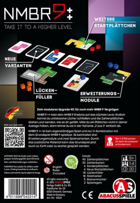 Gra NMBR 9++ (edycja europejska) G3