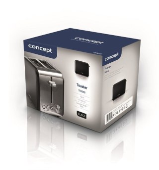 Toster TE2052 inox czarny Concept