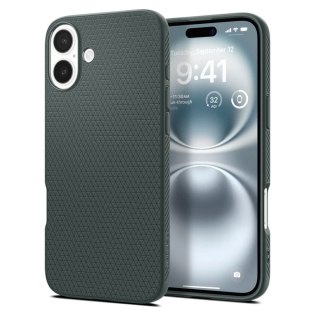 Etui case na iPhone 16 Liquid Air - zielone SPIGEN