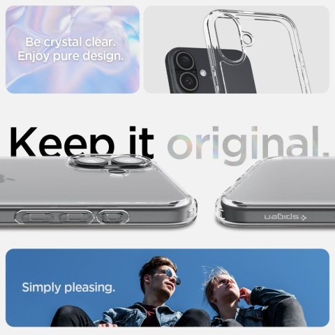 Etui ochronne na iPhone 16 Plus Ultra Hybrid - przezroczyste SPIGEN