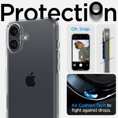 Etui ochronne na iPhone 16 Plus Ultra Hybrid - przezroczyste SPIGEN
