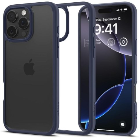 Etui plecki na iPhone 16 Pro Ultra Hybrid - niebieskie SPIGEN