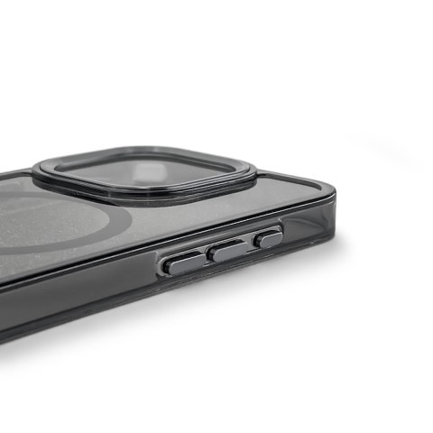 Etui ochronne na Samsung Galaxy S25 Glitter Case z Mag Safe - czarne z brokatem WOZINSKY