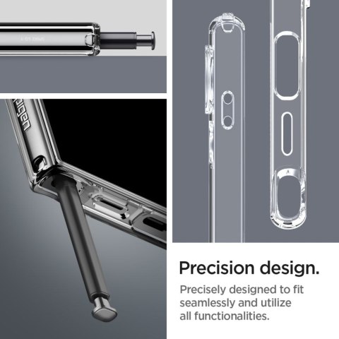 Etui ochronne na Samsung Galaxy S24 Ultra Liquid Crystal - przezroczyste SPIGEN