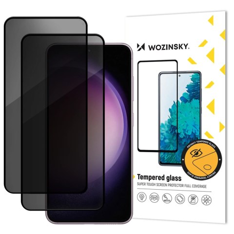 Szkło hartowane prywatyzujące na Samsung Galaxy M16 Privacy Glass - 2 szt. WOZINSKY