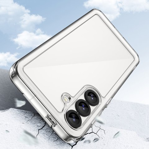 Etui z żelową ramką na Xiaomi Poco X7 Pro Outer Space Case - przezroczyste HURTEL