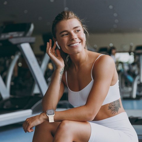 Pasek pleciony na Apple Watch 40 / 41 / 42 mm - szary Tech-Protect