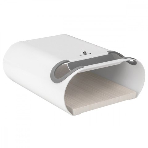 Stojak uchwyt rowerowy naścienny z półką max 25kg MC-466 Biały Maclean