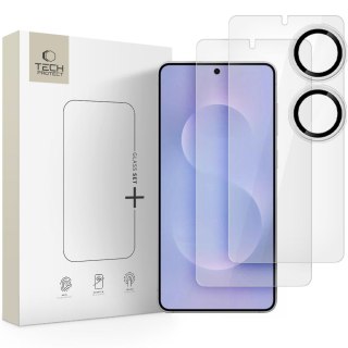 Szkło hartowane na ekran aparat Samsung Galaxy S25 Edge Glass Set+- 3 szt. Tech-Protect