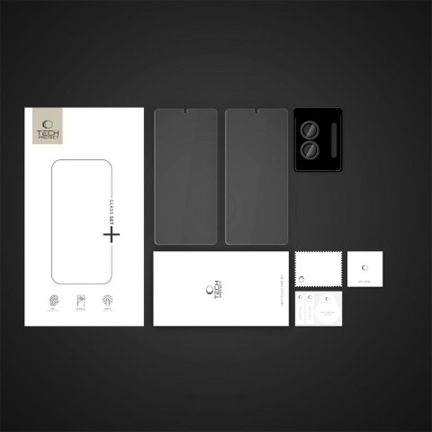 Szkło hartowane na ekran aparat Samsung Galaxy S25 Edge Glass Set+- 3 szt. Tech-Protect