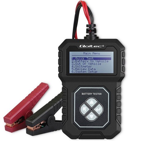 Cyfrowy Tester akumulatora z LCD | 12V | AGM | GEL | STD | 30- 220Ah Qoltec