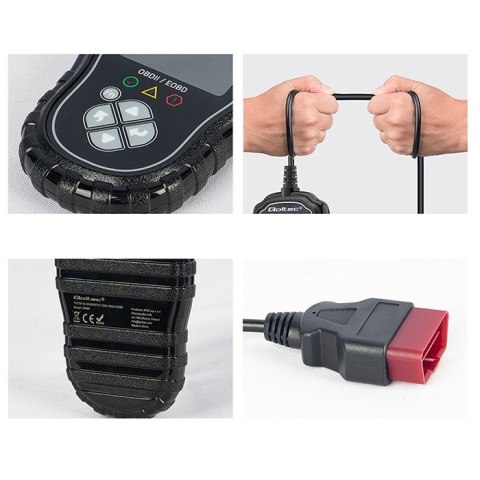 Cyfrowy Tester diagnostyczny ProLine | OBDII EOBD | 8V-25V | DualSystem Qoltec