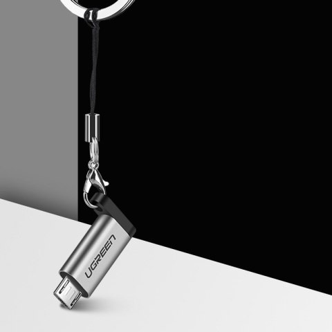 Adapter przejściówka z USB-C na micro USB - szary UGREEN