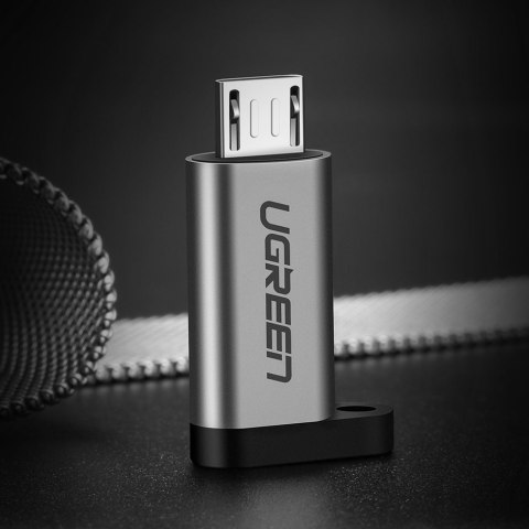 Adapter przejściówka z USB-C na micro USB - szary UGREEN