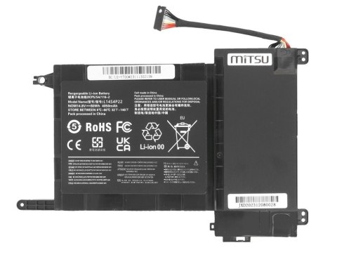 Bateria L14S4P22 do Lenovo IdeaPad Y700-15ISK Y700 4050 mAh (60 Wh) 14.8V (14.4V) Mitsu