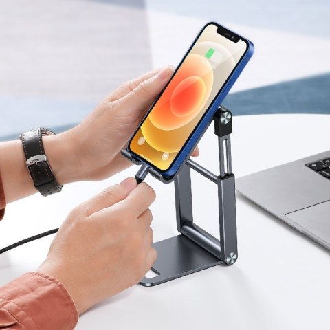 Składana podstawka stojak pod smartfon statyw na telefon szary UGREEN