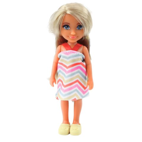 Zestaw Mini Laleczka Ankiki Z Wanną Akcesoria Pielęgnacyjne LEAN Toys