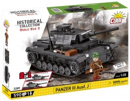 Klocki Historical Collection WWII Panzer III Ausf. J 590 klocków Cobi Klocki