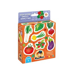 Układanka Puzzle do pary - Owoce i warzywa CzuCzu