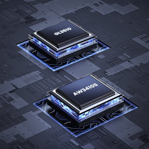 HUB adapter portów USB-C - 2x USB-A 2x USB-C 20cm szary UGREEN