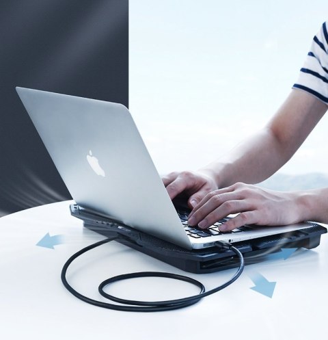 Kabel przewód USB 2.0 męski 0.5m czarny UGREEN