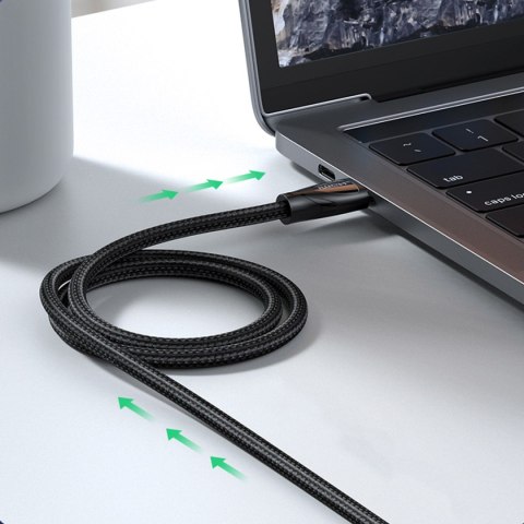 Kabel przewód elastyczny w oplocie HDMI 8K 60Hz 2m - czarny UGREEN