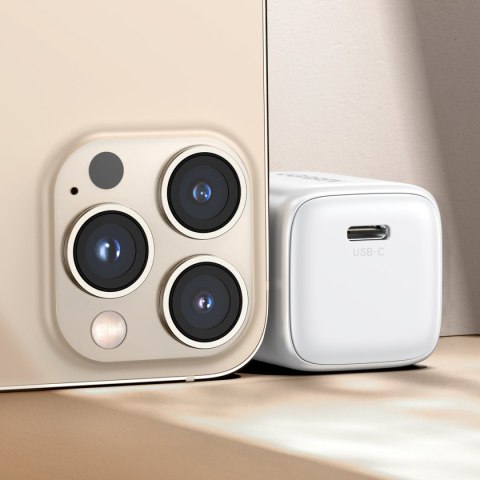 Szybka ładowarka sieciowa GaN 1x USB-C 30W PD Nexode Mini biała UGREEN