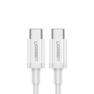 Kabel przewód USB-C - USB-C PD QC AFC 2m - biały UGREEN