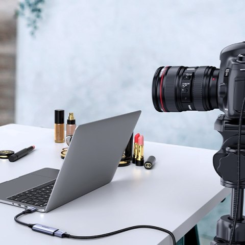 Kabel przewód przejściówka micro HDMI - HDMI 2.1 8K 2m szary UGREEN