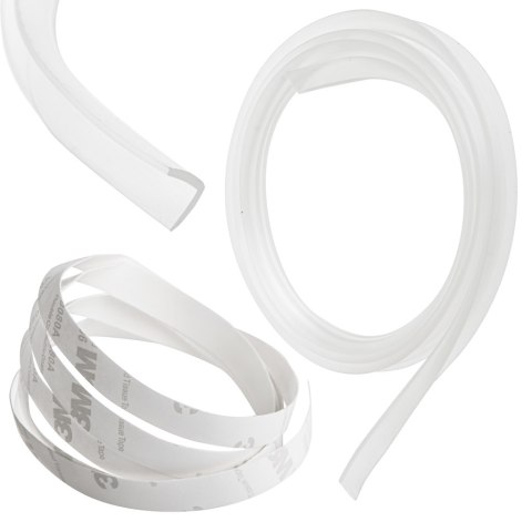 Taśma silikonowa zabezpieczająca kanty narożniki krawędzie transparentna 1m Kik Sp. z o. o. Sp. k.