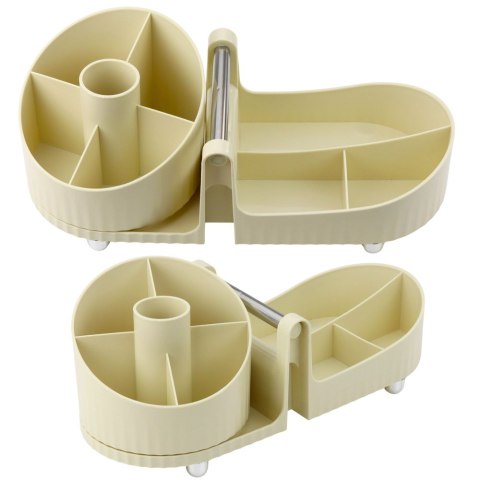 Organizer Na Kosmetyki Akcesoria Biurowe Uchwyt Beżowy LEAN